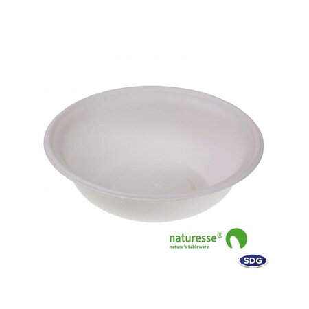 Bol jetable  pulpe de cellulose 400 ml - sdg - lot de 500 - pulpe de cellulose0.4