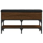 vidaXL Banc à chaussures chêne marron 82x32x45 cm bois d'ingénierie