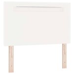 vidaXL Tête de lit Montage mural avec tête de lit Blanc 100 cm PVC