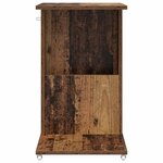 vidaXL Table d'appoint Bois ancien 40 x 35 x 60 cm Bois d'ingénierie