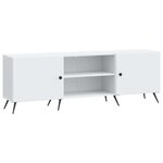 vidaXL Meuble TV Blanc 150 x 31 x 50 cm Bois d'ingénierie