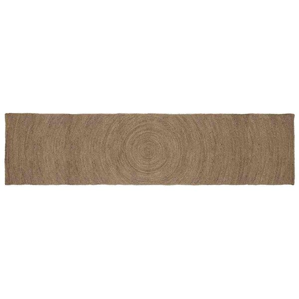 vidaXL Tapis de surface Rectangulaire Gris 60 x 400 cm Jute