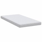 vidaXL Matelas avec couche de noix de coco Blanc 160 x 80 cm Mousse PU