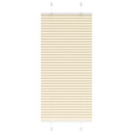 vidaXL Store plissé crème 65x150 cm largeur du tissu 64 4 cm polyester