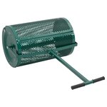 vidaXL Épandeur de compost 75L vert Ø40x60 cm acier