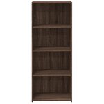 vidaXL Buffet haut chêne marron 50x41x124 cm bois d'ingénierie