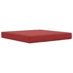 vidaXL Coussin de canapé d'extérieur 3 Pièces Bordeaux Polyester