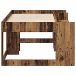vidaXL Cadre de lit pour enfants avec rangement Bois ancien