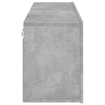 vidaXL Meubles TV muraux 2 Pièces gris béton 60x30x41 cm