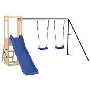 vidaXL Aire de jeux d'extérieur bois de pin massif