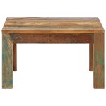 vidaXL Table basse 60x60x35 cm Bois de récupération massif