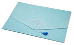 PAPERTREE TAJ Lot de 5 Enveloppes cadeau A4 Aqua