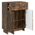 vidaXL Buffet Chêne fumé 66 x 34 5 x 90 cm Bois d'ingénierie