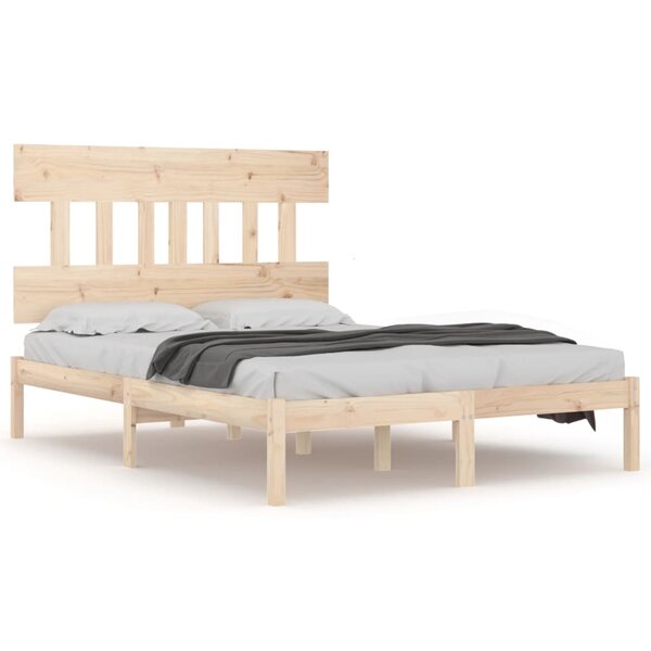vidaXL Cadre de lit sans matelas 180x200 cm bois massif