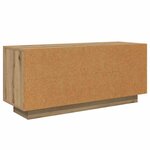 vidaXL Meuble TV Chêne artisanal 102 x 35 x 45 cm Bois d'ingénierie