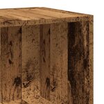 vidaXL Armoire d'angle vieux bois 33x33x100 cm bois d'ingénierie