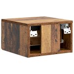 vidaXL Cabinet de chevet mural Bois ancien 33 x 34 5 x 20 cm