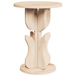 vidaXL Table d'appoint Naturel 39.5 x 39.5 x 53.5 cm