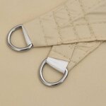 vidaXL Voile de parasol tissu oxford rectangulaire 2 5x3 5 m beige