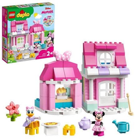 Lego 10942 duplo disney la maison et le café de minnie maison de poupée  avec daisy jouet enfant 2 ans et plus - La Poste