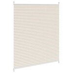 vidaXL Store plissé 110x125 cm Crème