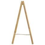 vidaXL Échelle à serviettes double avec 4 échelons 90x50x100 cm bambou