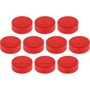 Discofix aimant rond 'magnum'  rouge MAGNÉTOPLAN