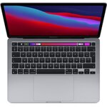 Apple - 13 macbook pro - puce apple m1 - ram 16 go - stockage 256 go ssd - gris sidéral