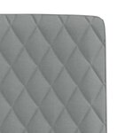 vidaXL Chaises à manger lot de 4 gris clair tissu
