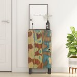 vidaXL Buffet avec porte 40x31x75 cm bois massif de récupération