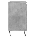 vidaXL Armoire de bain gris béton 58x33x60 cm bois d'ingénierie