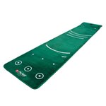 Pure2improve tapis de putting double grain avec balai 335 3 x 69 9 cm