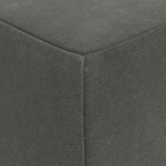 vidaXL Canapé-lit pliable 90 x 63 x 45 cm Gris foncé