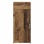 vidaXL Armoire de rangement avec tiroir Bois ancien 40 x 42 5 x 93 cm