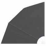 vidaXL Écran de confidentialité pour balcon Noir 160 x 160 cm tissu