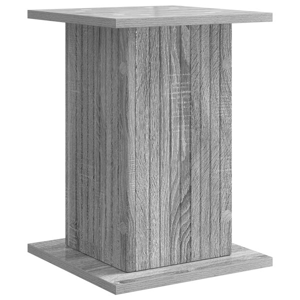 vidaXL Support de Plante Sonoma gris 30 5 x 30 x 43 cm