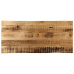 vidaXL Dessus de table bord vivant 80x40x3 8 cm bois de manguier brut
