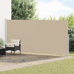 vidaXL Store latéral rétractable 180 x 300 cm Polyester Rectangulaire