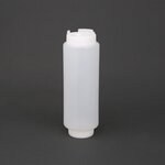 Distributeur de sauce professionnel souple anti-goutte 570 ml - vogue -  - polypropylène x210mm
