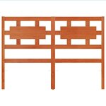 vidaXL Tête de lit cire marron 135 cm bois massif de pin