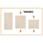 Nature Treillis de jardin 50x150 cm bois anthracite