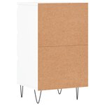 vidaXL Buffet blanc 40x35x70 cm bois d’ingénierie