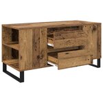 vidaXL Table basse Bois Ancien 102 x 44 5 x 50 cm Bois d'ingénierie
