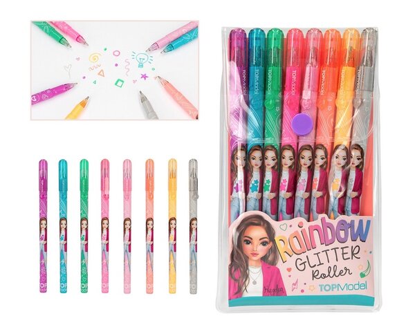 TOPModel Glitter Gel Set arc en ciel