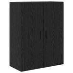 vidaXL Haut Armoire Chêne noir 69 5 x 34 x 180 cm
