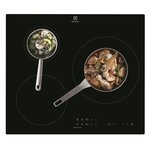 ELECTROLUX CIT60331CK - Table de cuisson induction - 3 zones - 7350 W - L 59 x P 52 cm - Revetement verre - Noir