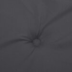 vidaXL Coussins de chaise à dossier haut lot de 6 anthracite mélangé