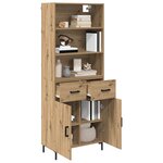 vidaXL Haut Armoire avec tiroir Chêne artisanal 69 5 x 34 x 180 cm