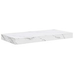 vidaXL Étagère Murale Marbre blanc 50 x 23 x 4 cm Bois d'ingénierie