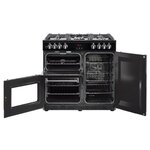 Belling - pkens90dfblk - piano de cuisson gaz 90cm - 5 foyers - 7.3 kw - fours électriques - classe  a - 90xp60xh90cm - noir